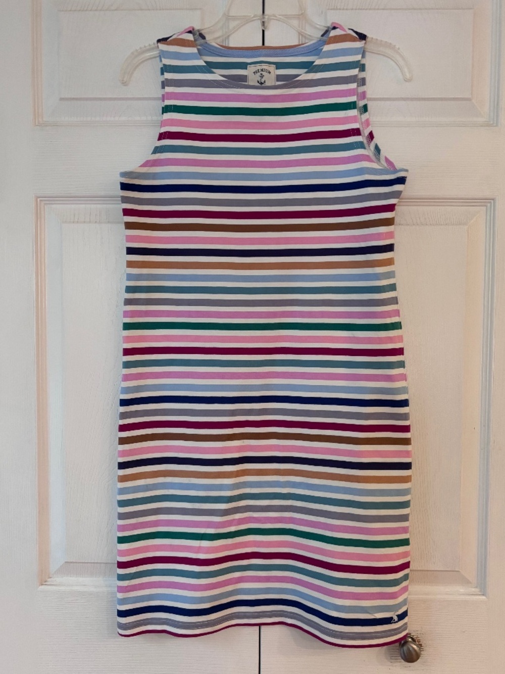 Joules Multi Color Striped Cotton Dress Size 6